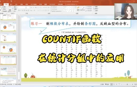 2.1 Excel中COUNTIF函数在统计中的应用(分组统计、制作频数分布表)哔哩哔哩bilibili