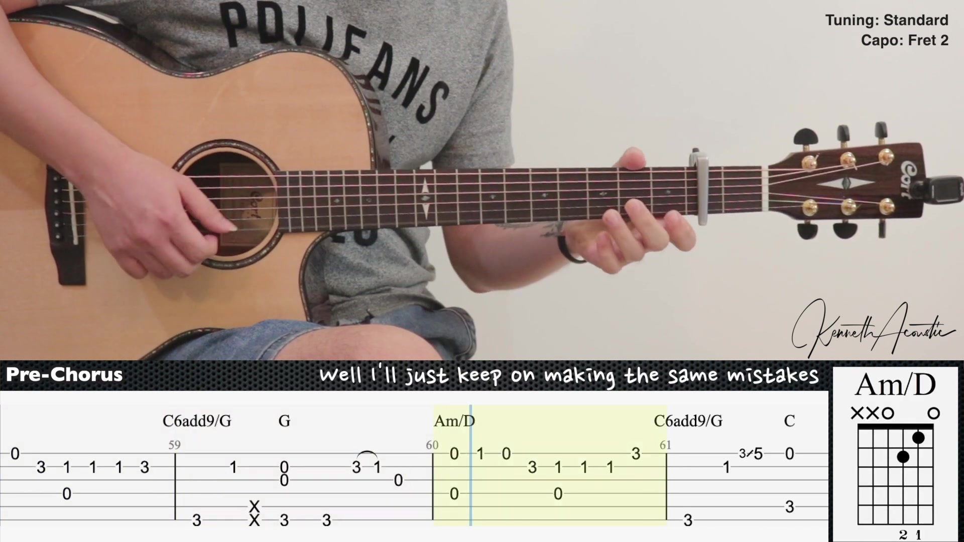 thinking out lound sungha jung tabs