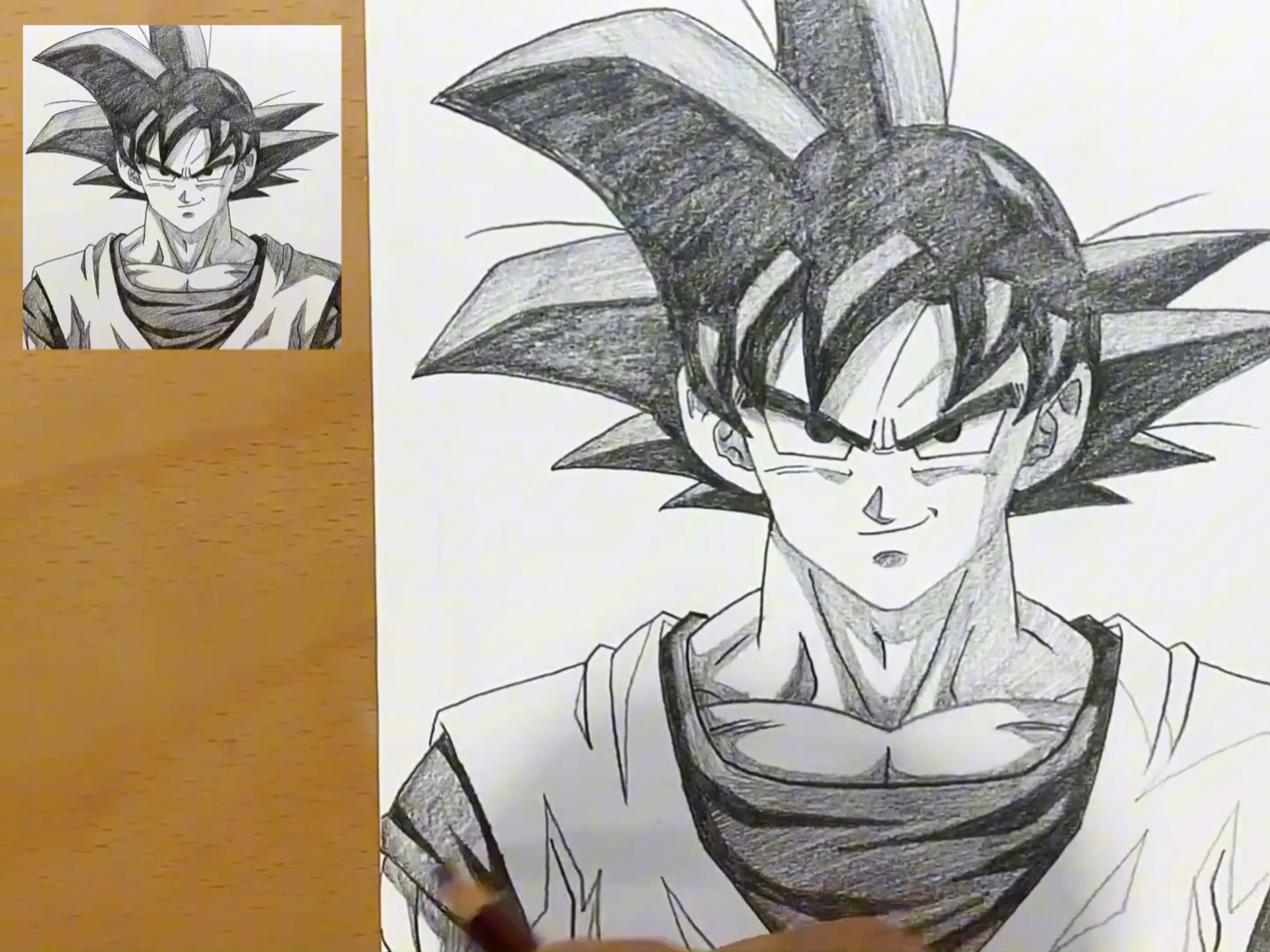 如何一步步画出悟空