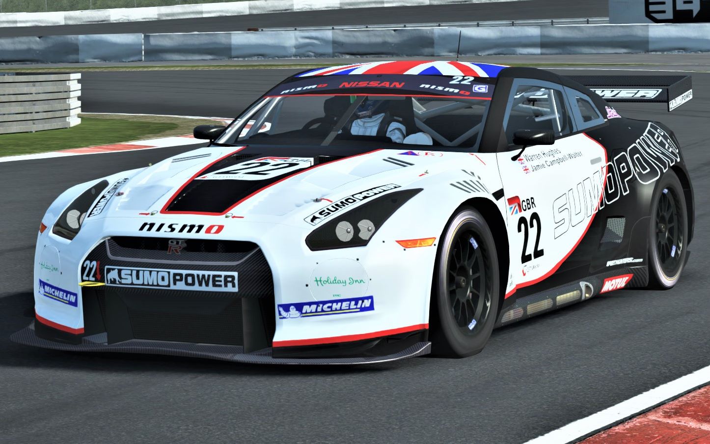 rfactor2 mod分享-日产gtr r35 gt1_哔哩哔哩_bilibili