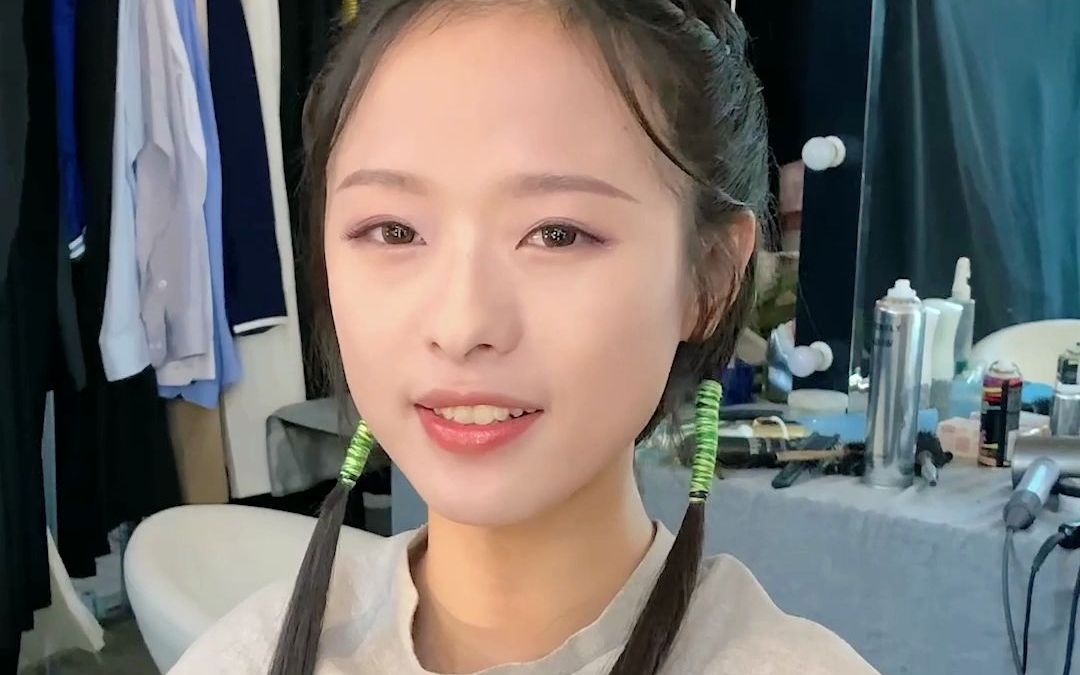 你见过暖莹莹的长发造型吗?