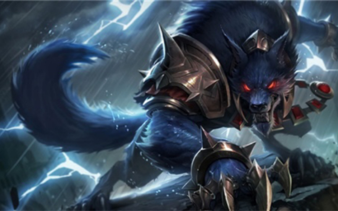 lol手游～练个新英雄狼人