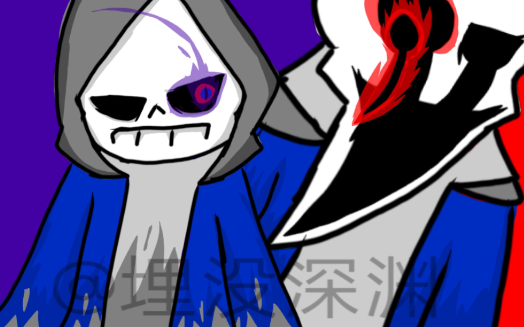 dust sans vs vhs sans(五分之一完成度)