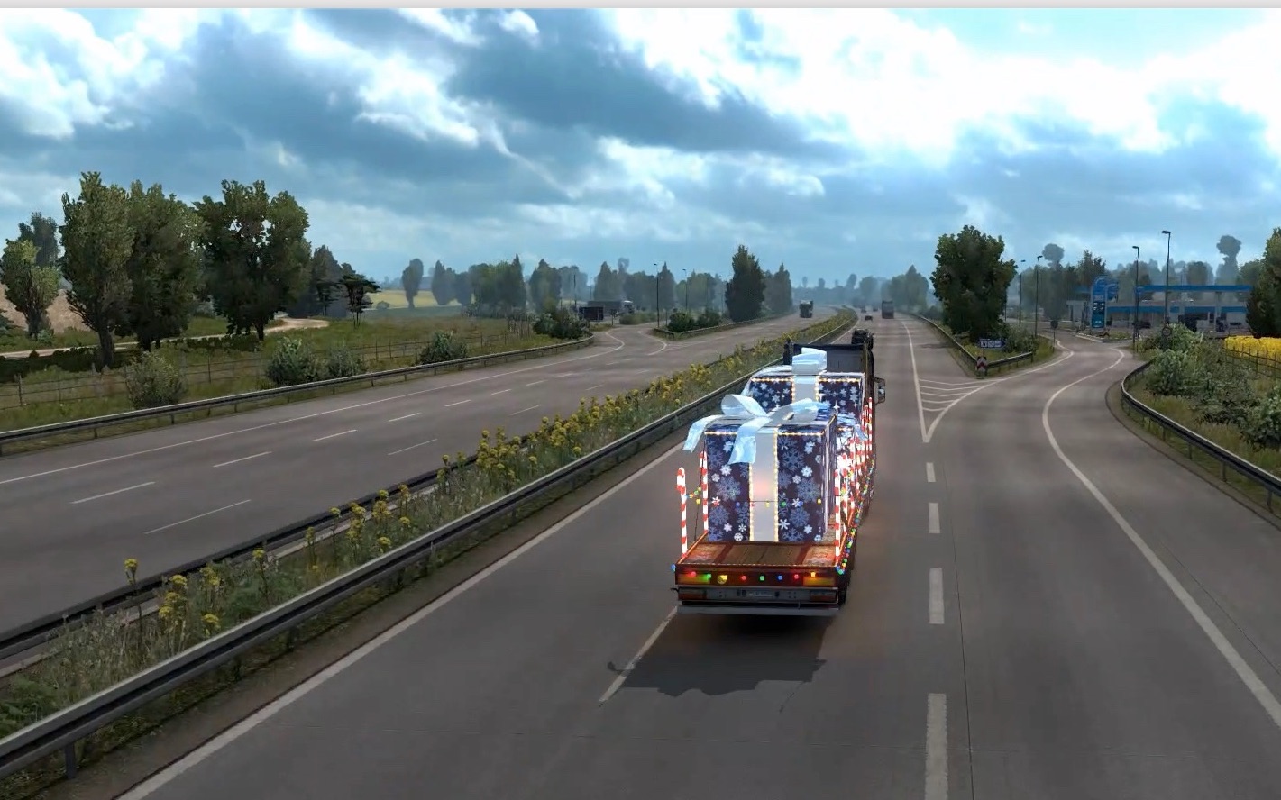 欧洲卡车模拟2【003】新年运输(3) 基尔(德国)7915罗斯托克(德国)