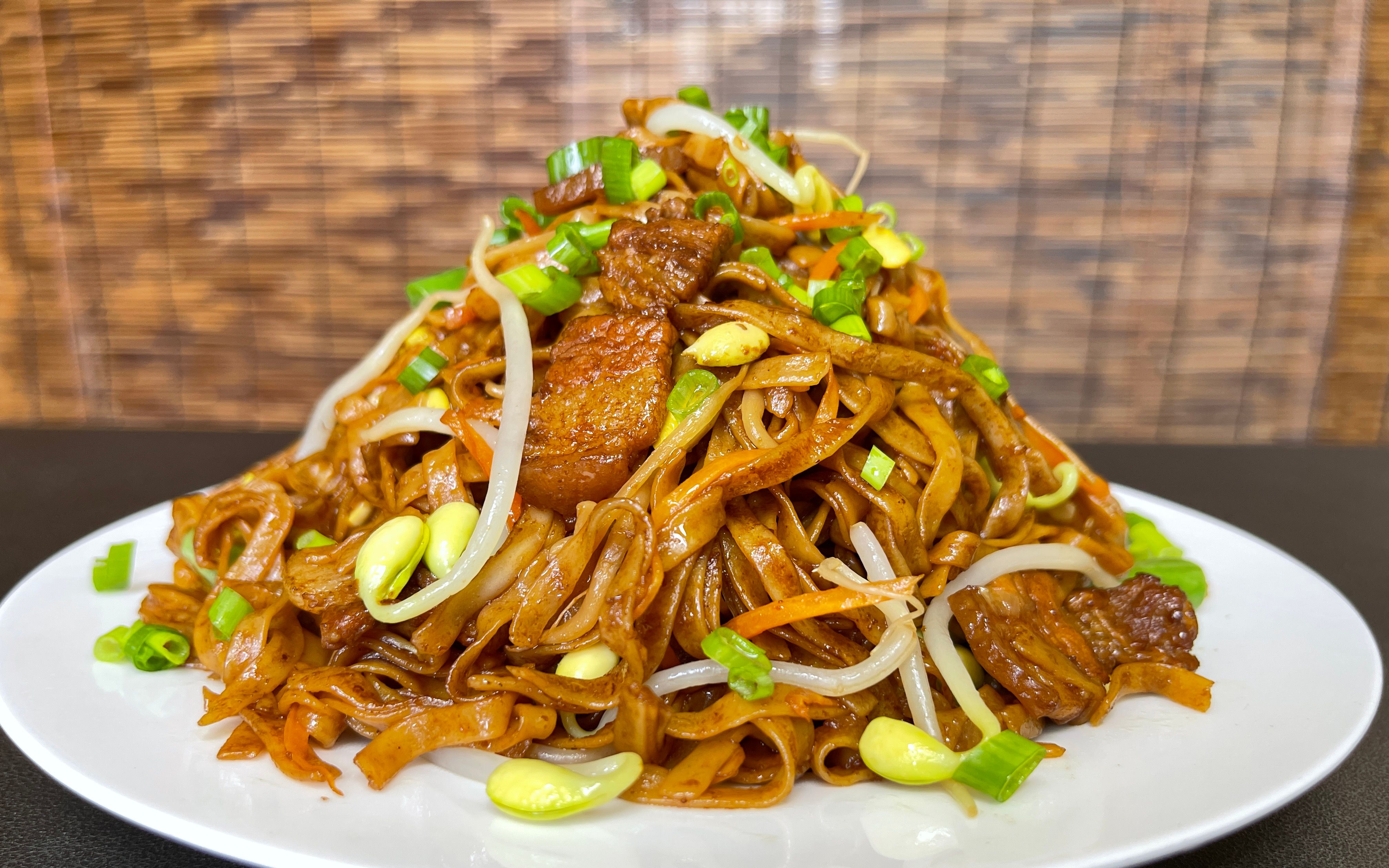 正宗河南豆角焖面每次孩子都要吃两大碗香软筋道真好吃