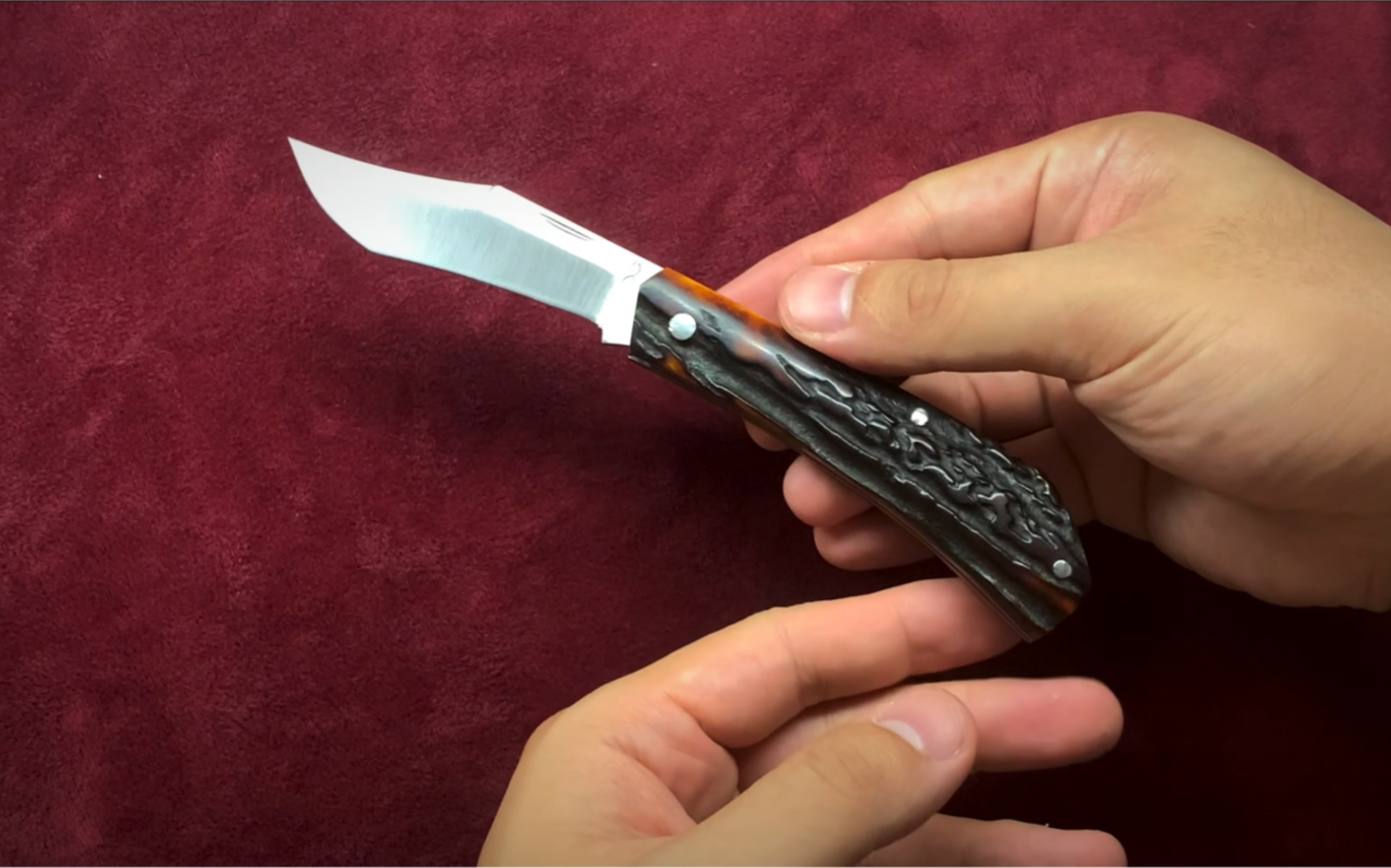 国内刀匠"mad cat(神经猫)"口袋刀作品评测_哔哩哔哩_bilibili