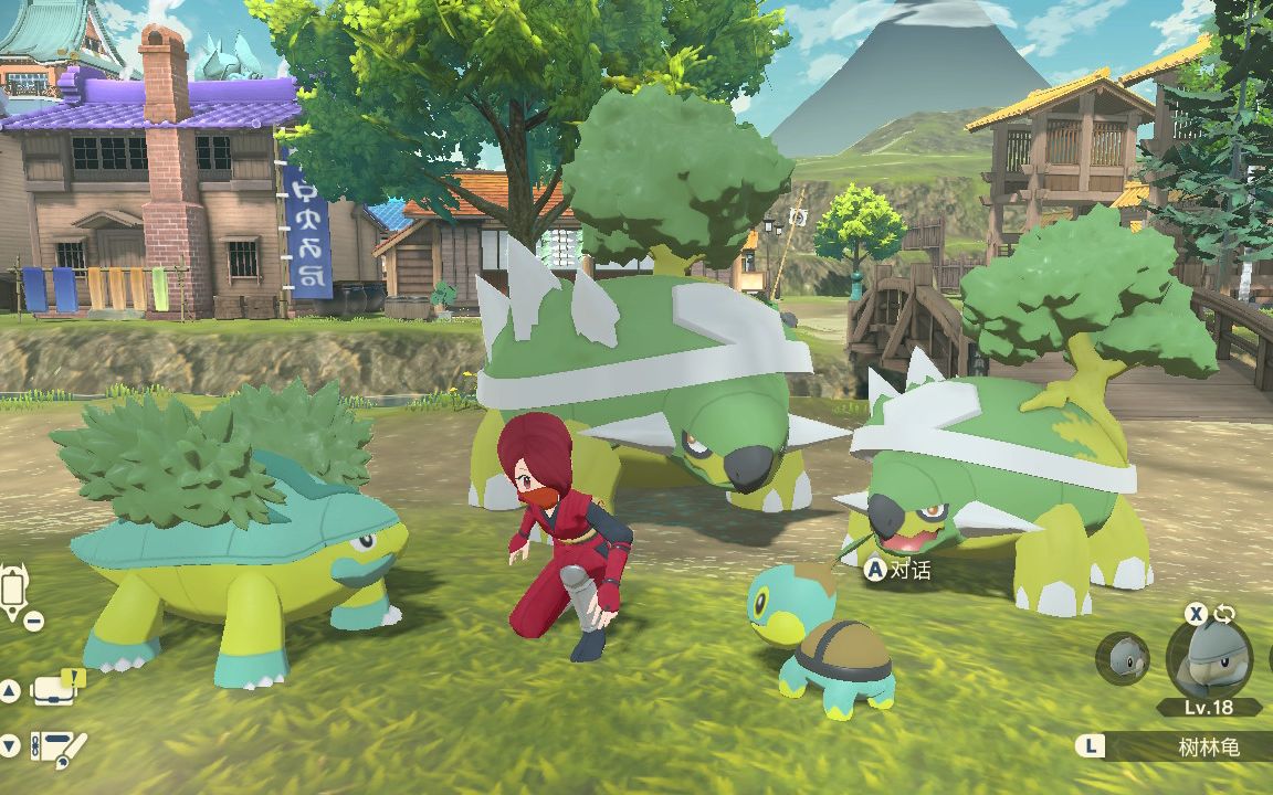 m的宝可梦异色收集-宝可梦传说阿尔宙斯001 #387草苗龟#388树林龟#389