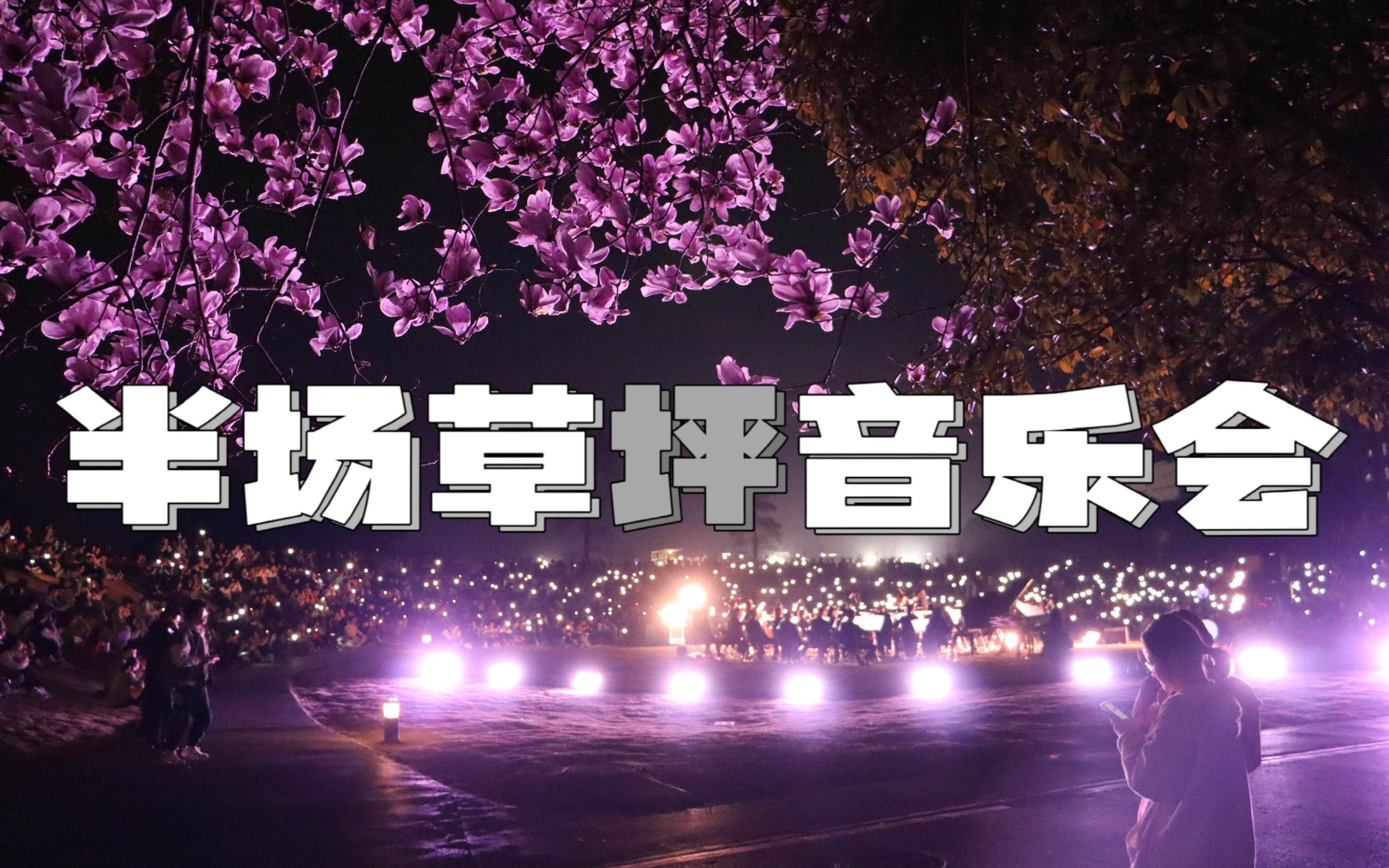 我听了半场草坪音乐会