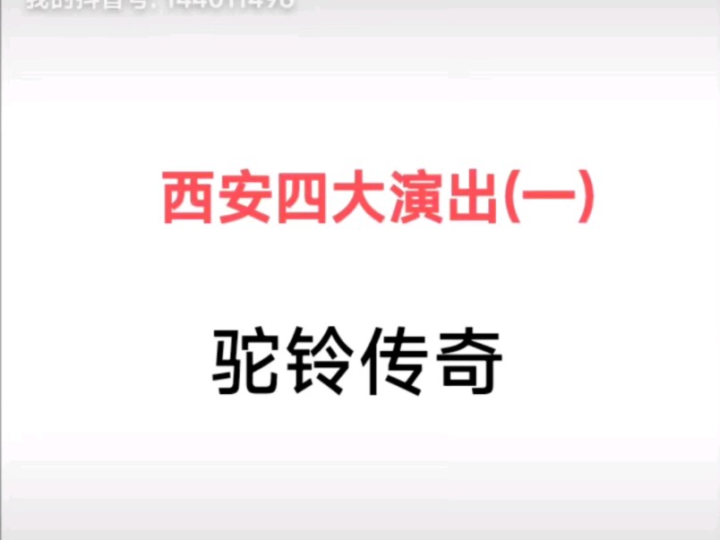 西安四大演出(一)驼铃传奇哔哩哔哩bilibili