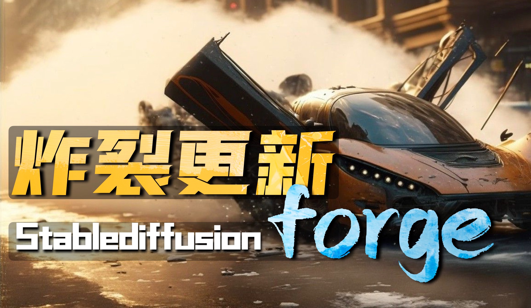炸裂更新 Stablediffusion-webui-forge超强升级，SVD动画视频模型