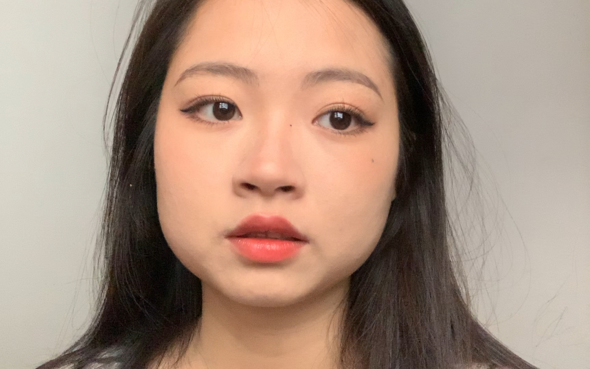 方圆脸完妆分享,原相机直出,无美颜 但是今天的光很赞