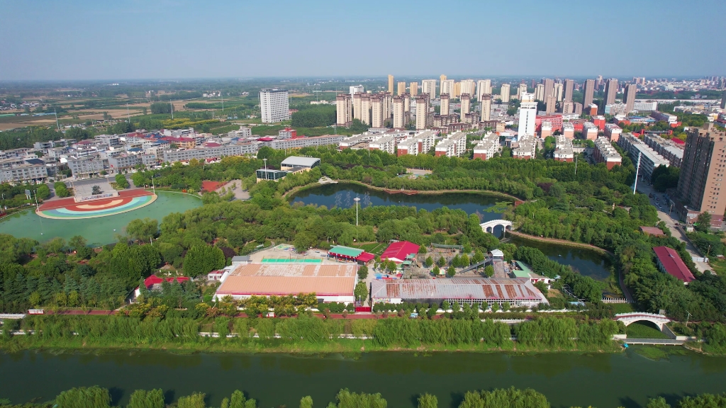 平舆县奚仲公园是建设的一处综合性现代风格的城市公园