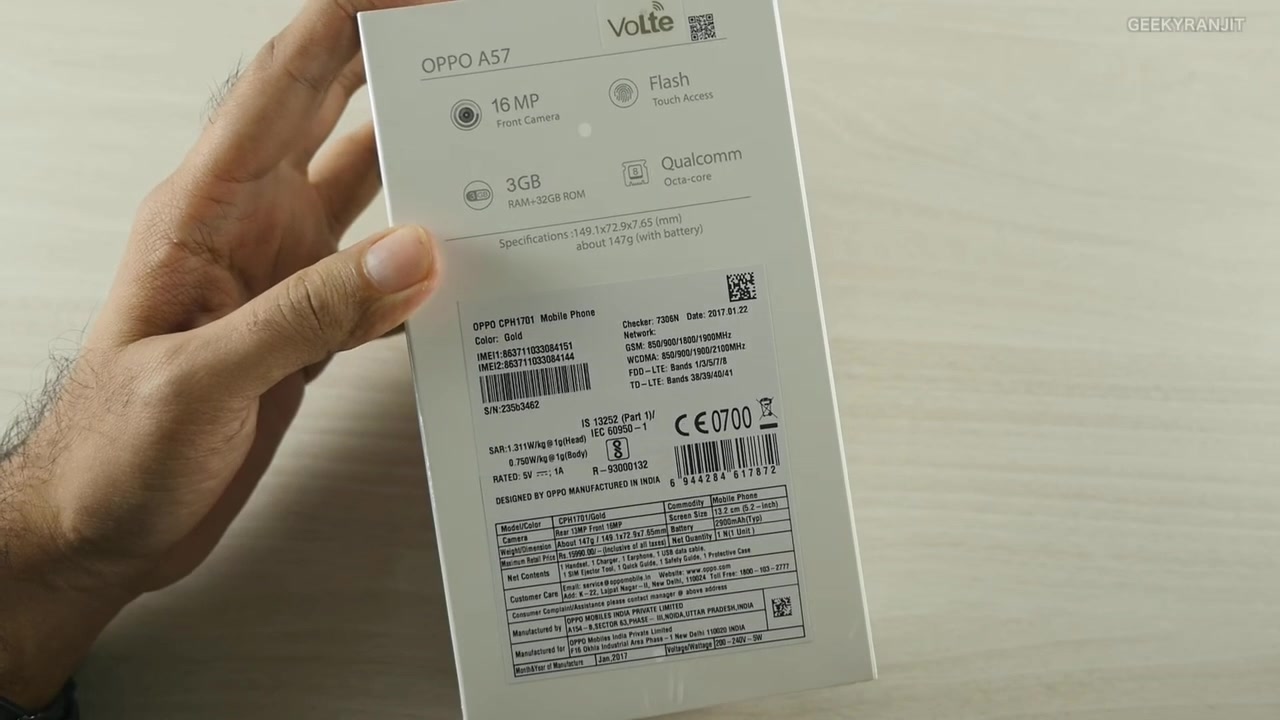 【ACE解说】OPPOA57开箱体验