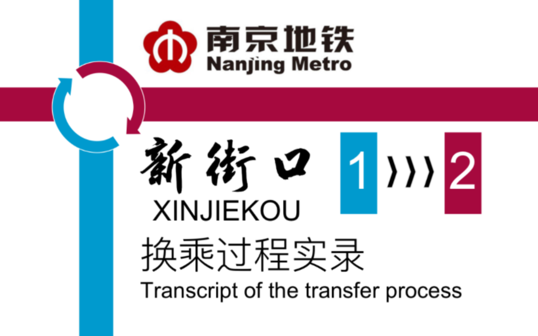 「中华第一商圈」【南京地铁】新街口站 1号线换乘2号线实录