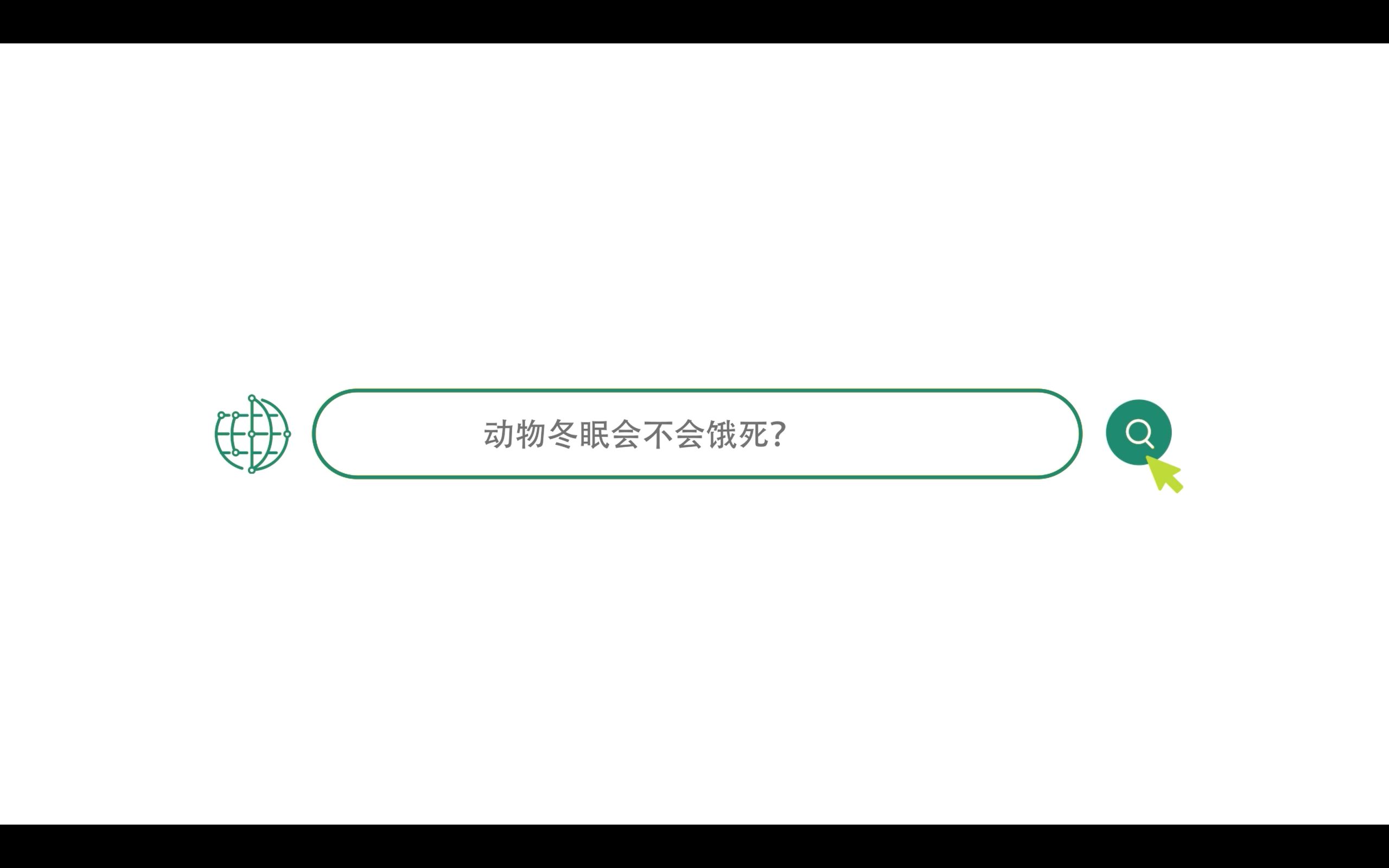 [图]科普动画《动物冬眠会不会饿死》