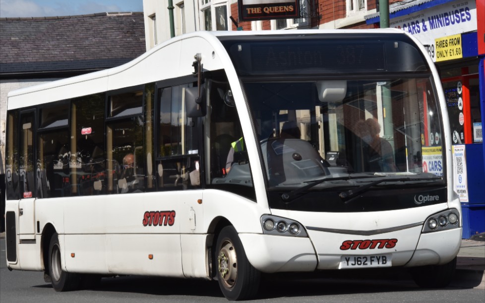 英国公交pov [stotts buses, stagecoach manchester] service 387