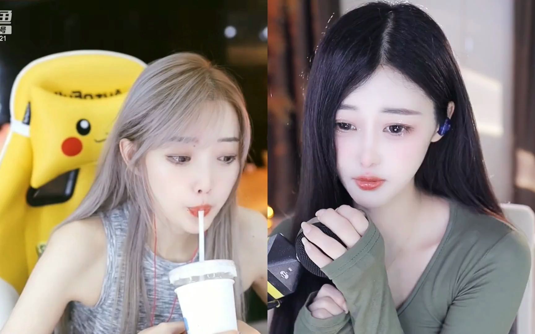 美女苏苏直播连麦真好看这s蹲好精彩