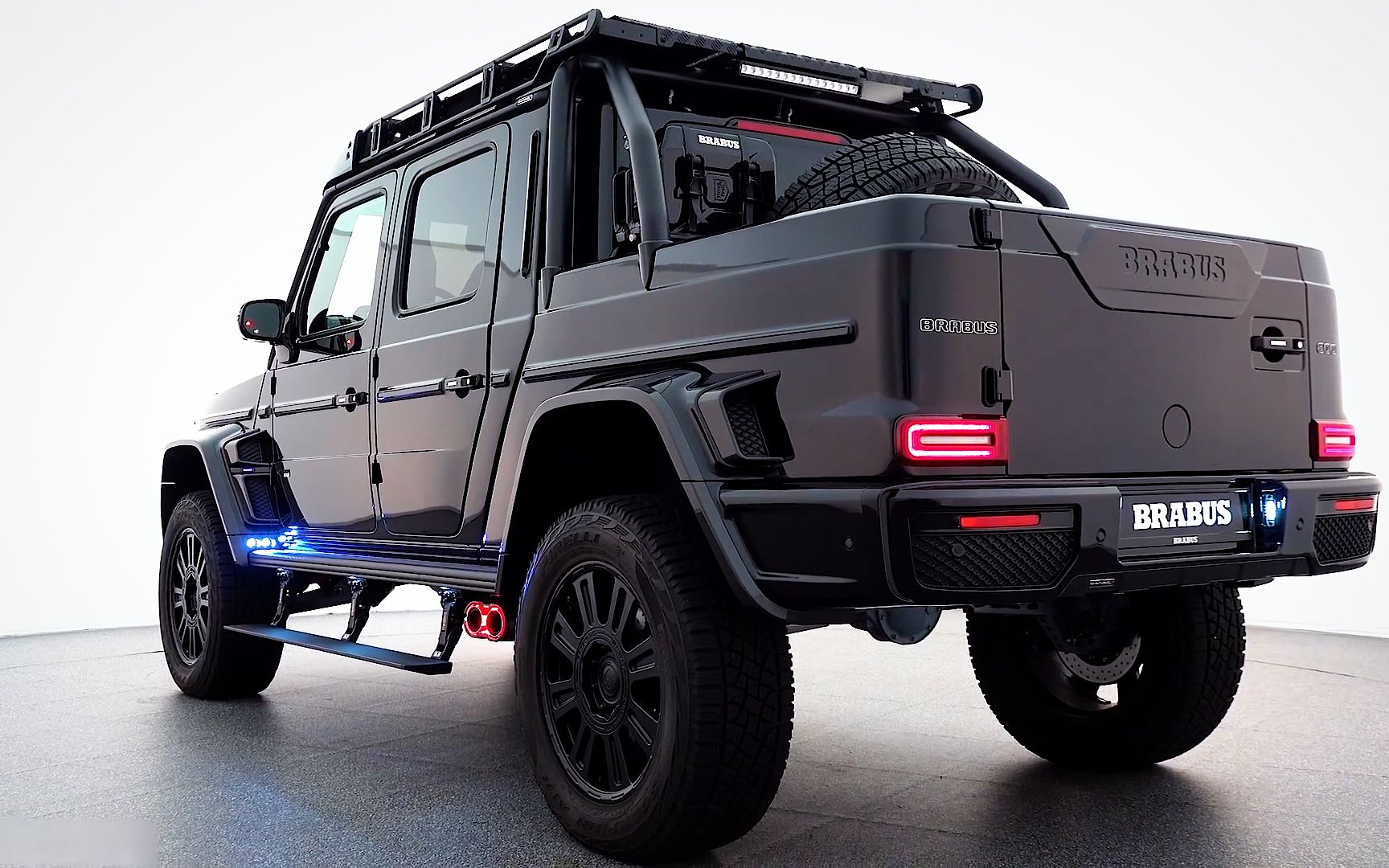 巴博斯g800xlp-superblack版,奔驰g63改装的皮卡,落地超1200万