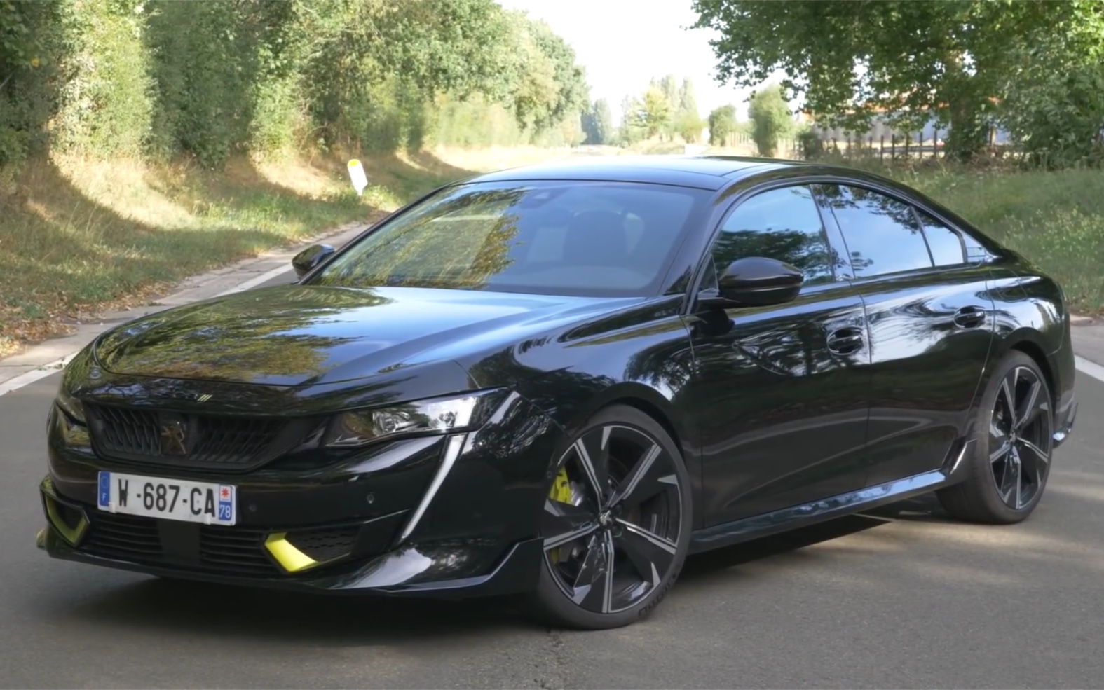 黑色的标致508pse真的帅到没朋友