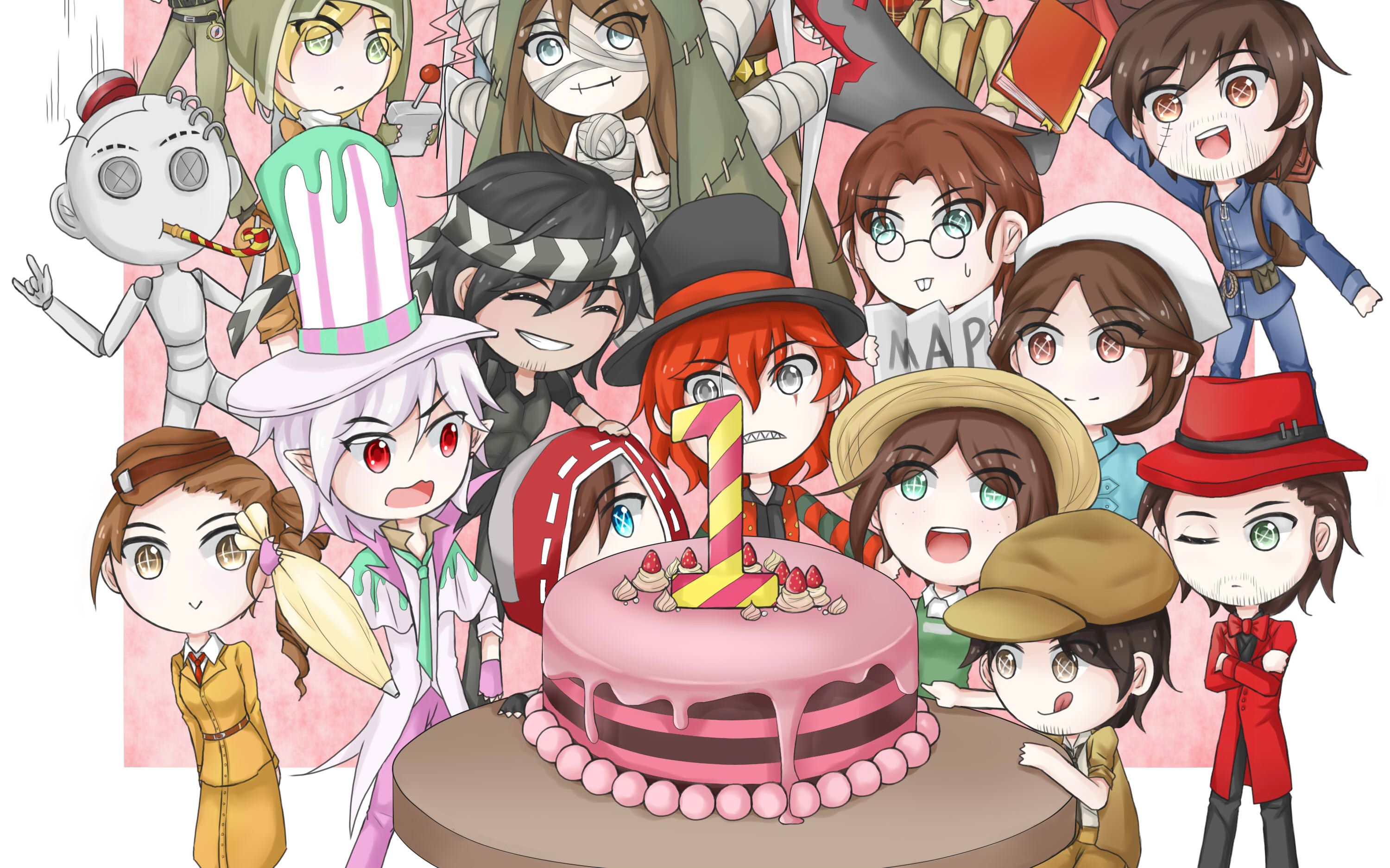活动作品萧白很慌第五人格一周年全员安排上