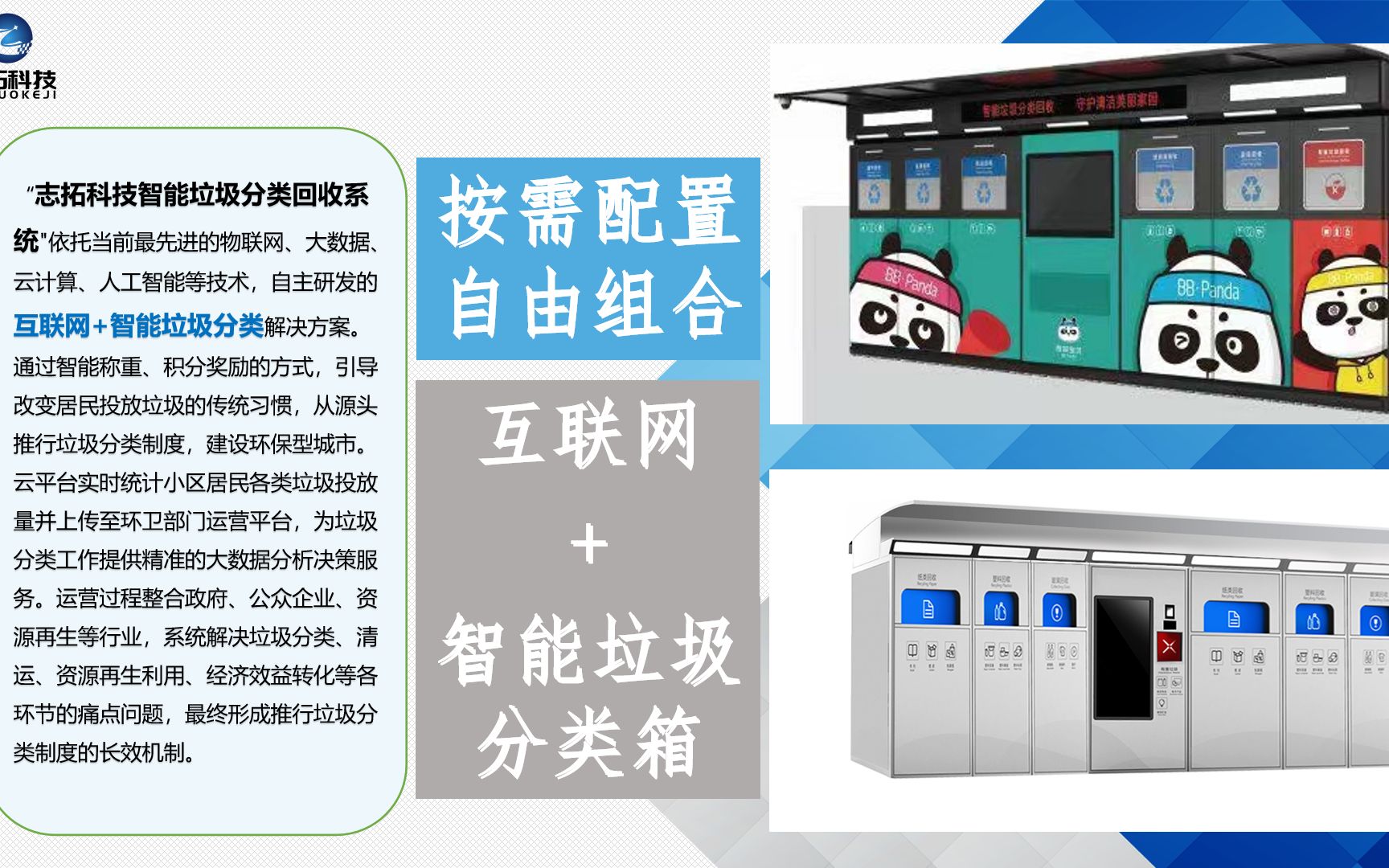 志拓科技智能垃圾分类解决方案哔哩哔哩bilibili