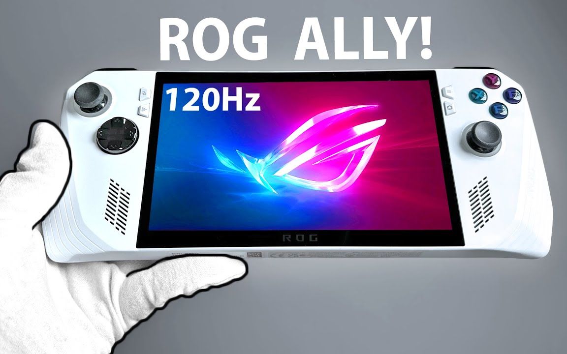 讲究哥开箱测试华硕rog ally掌机 售价699美元6月13日发售