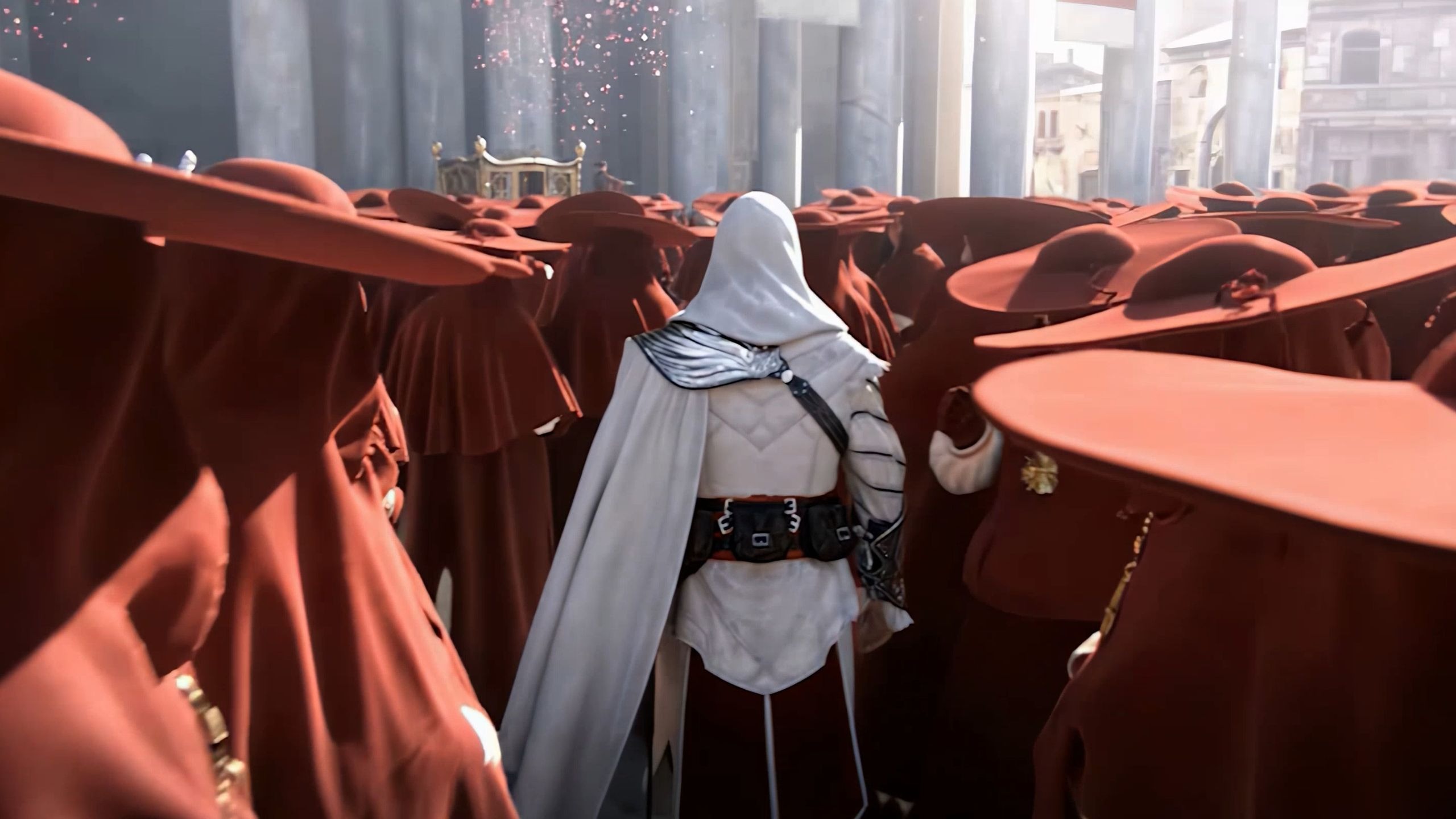 刺客信条兄弟会 圣天使堡完美无伤连杀 传奇刺客大师ezio剪辑 未剪辑