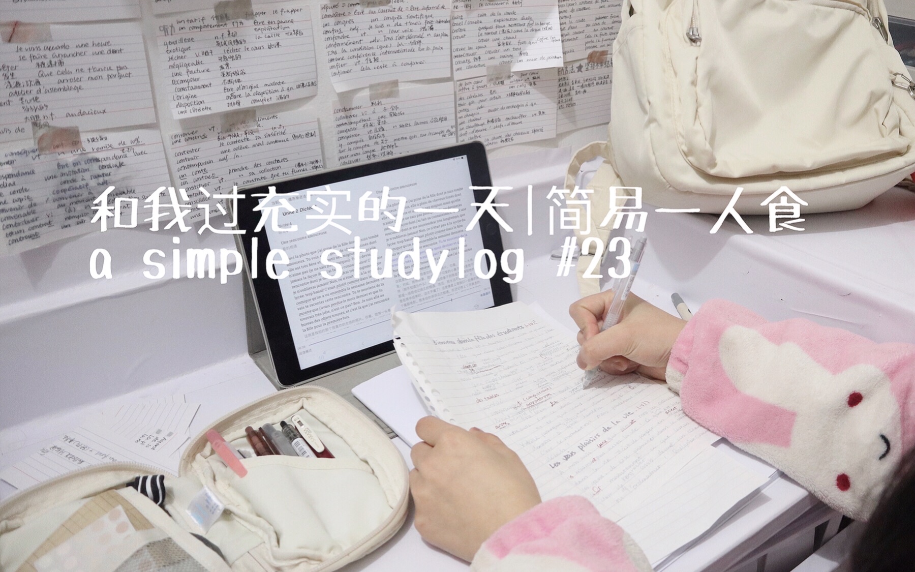 [图][eva]和我过充实的一天|简易一人食 a simple studylog #23