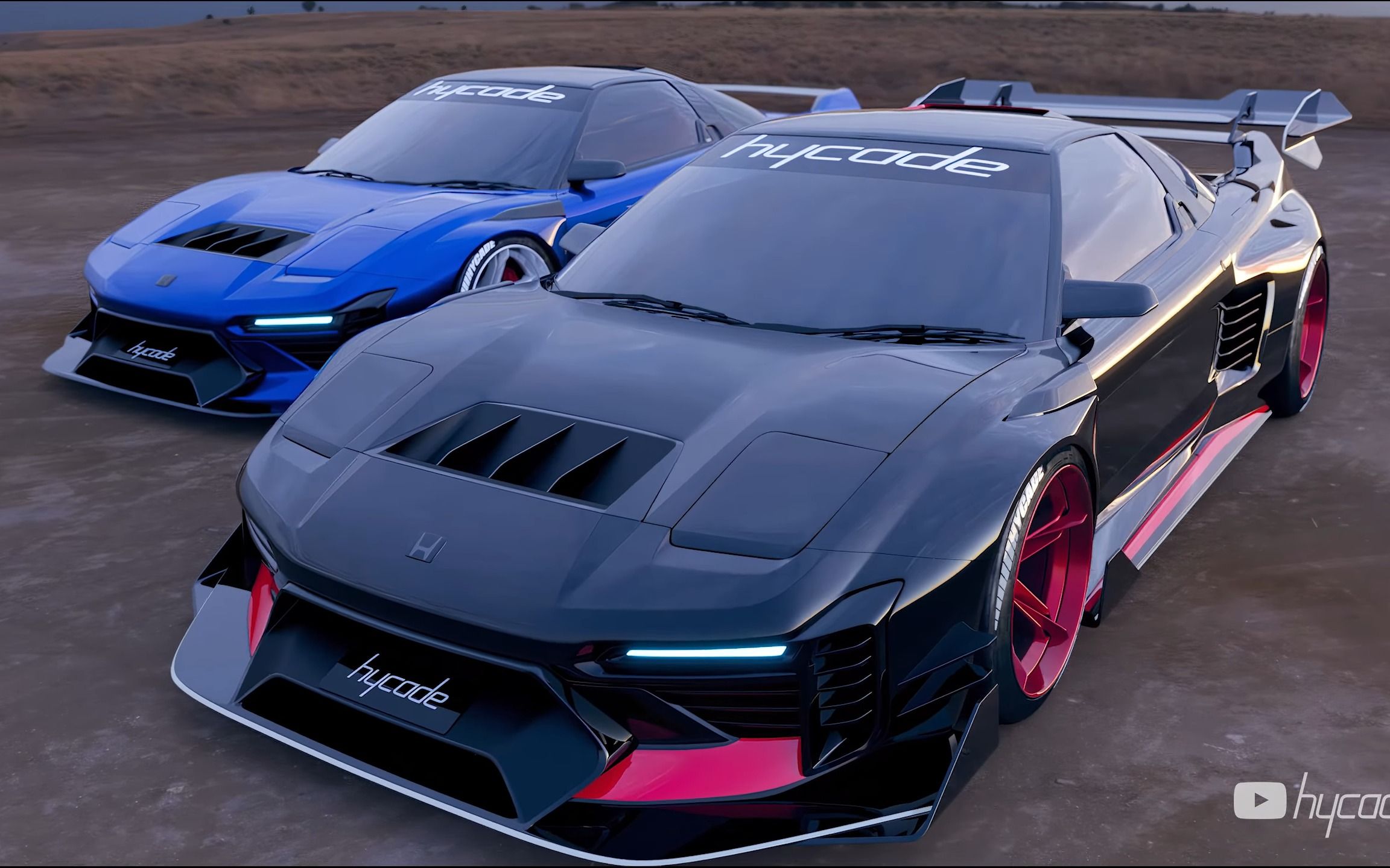 本田nsx车身套件(黑色-蓝色)