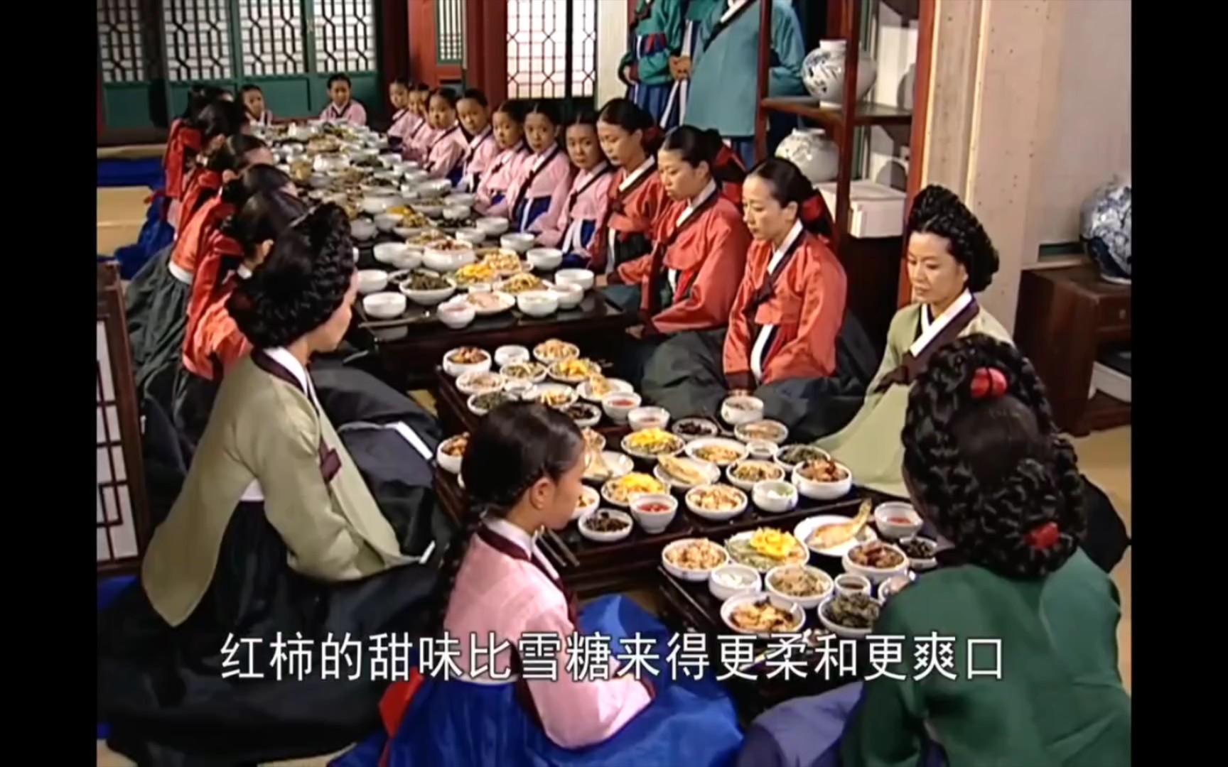 大长今美食合集第四弹御膳厨房的宫女和内人们的聚餐崔尚宫和今英为