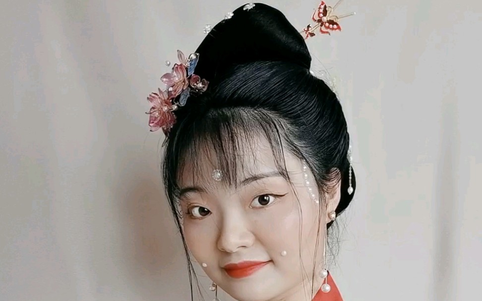 【汉服妆造】宋制·珍珠面靥复刻