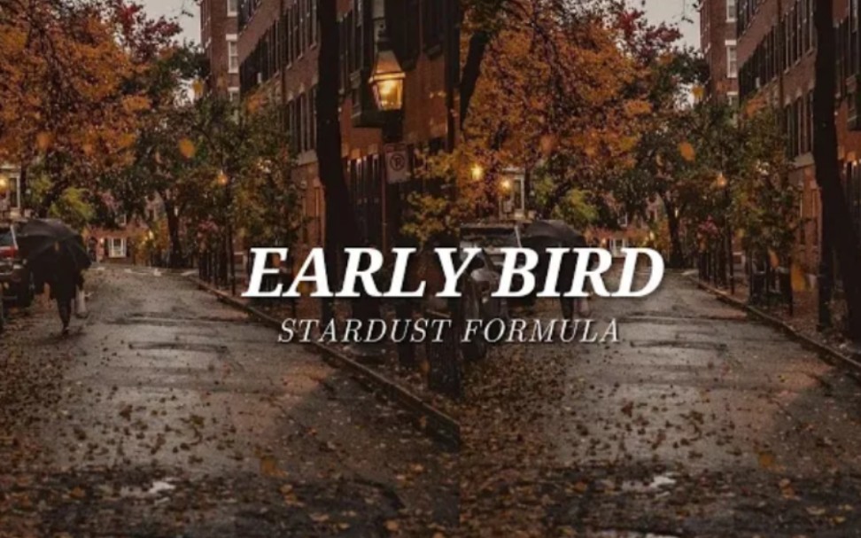 " EARLY BIRD  早起的鸟儿 " 早起,精神焕发哔哩哔哩bilibili