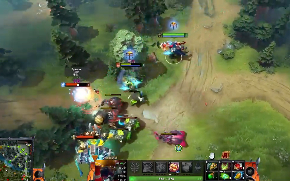 原来你也打刀塔:枫哥曾经也强过dota2游戏精彩时刻