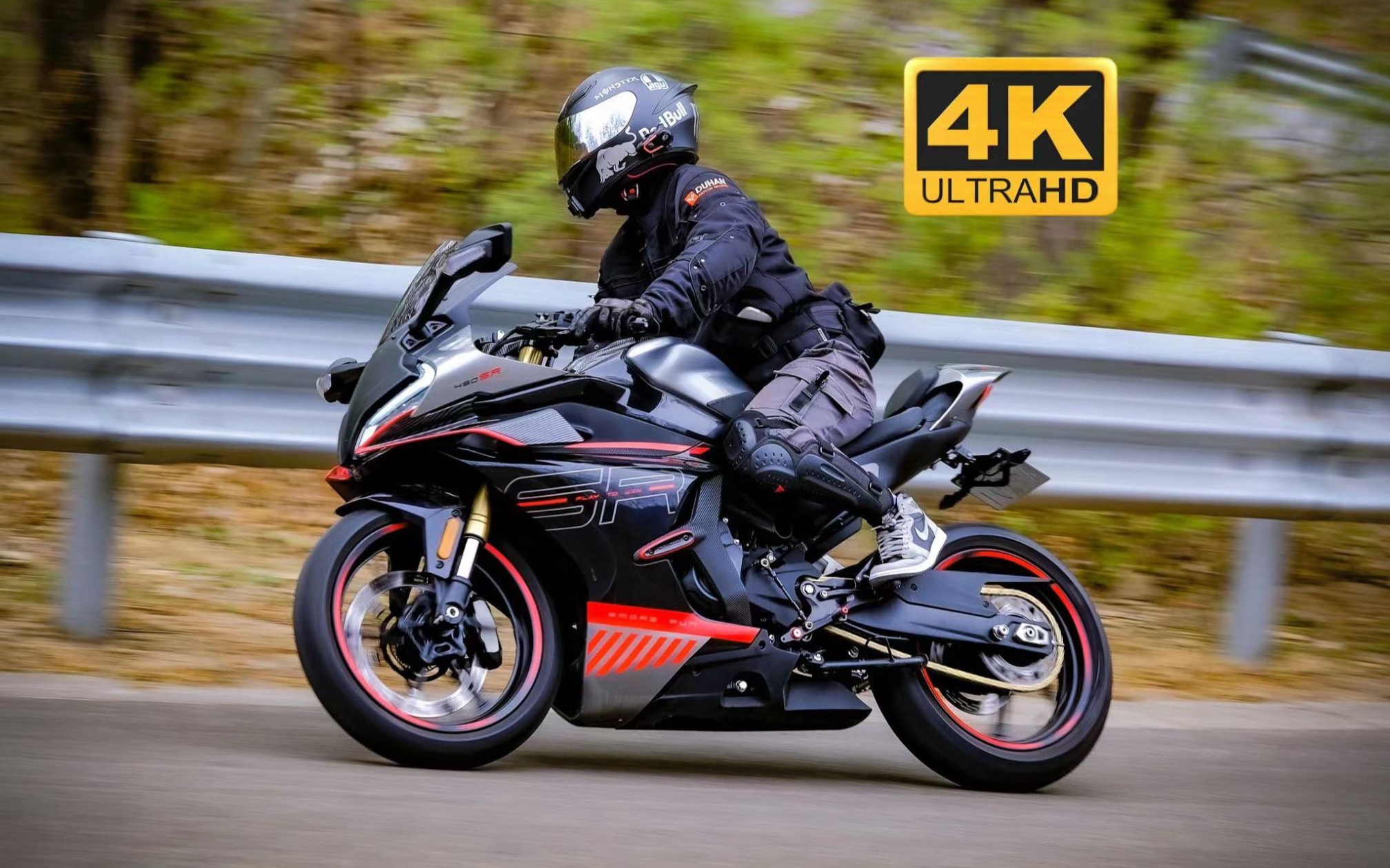 春风450sr 第一人称跑山 4k无风噪