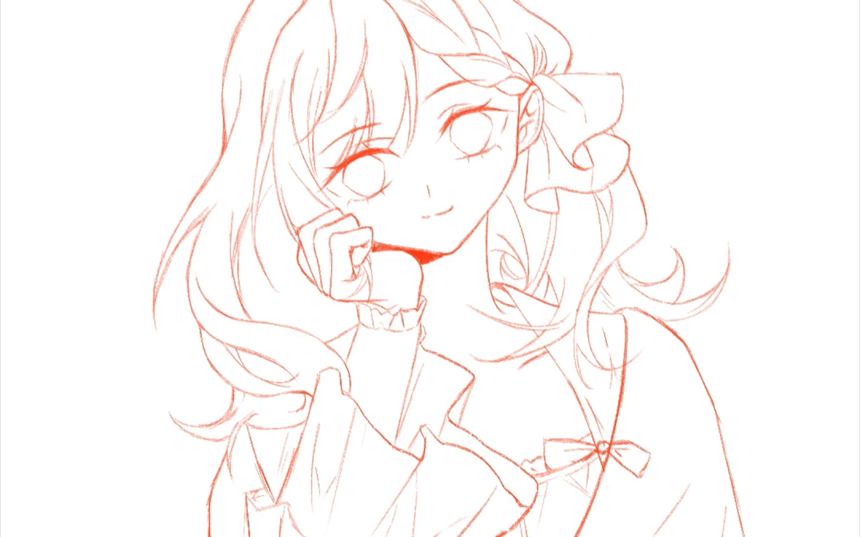 临摹,但草稿～(最近不知道画什么就先临摹了)