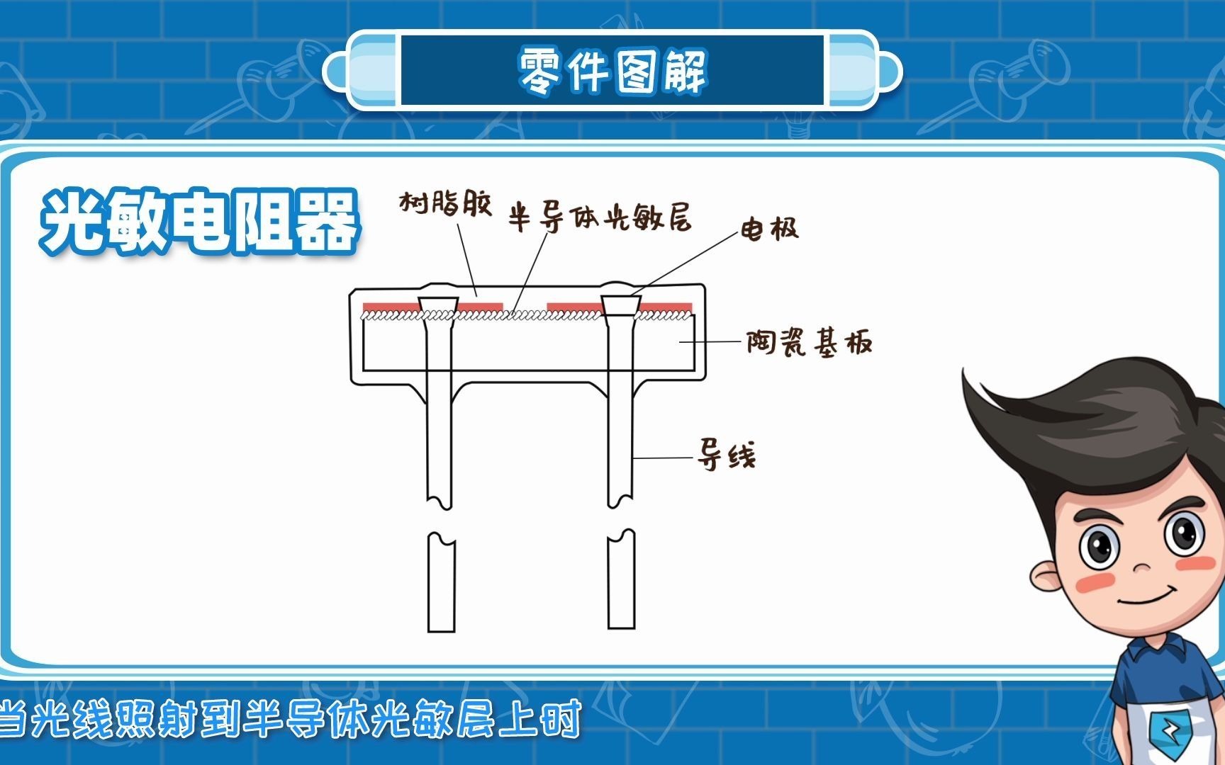 光敏电阻的原理!电学小子电子积木零件简介哔哩哔哩bilibili