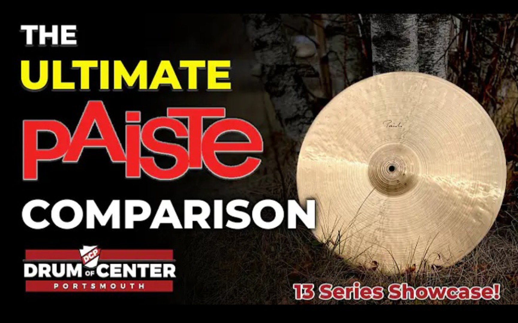 【镲片试听】Paiste 13个系列套镲、单镲对比!喵啊~哔哩哔哩bilibili