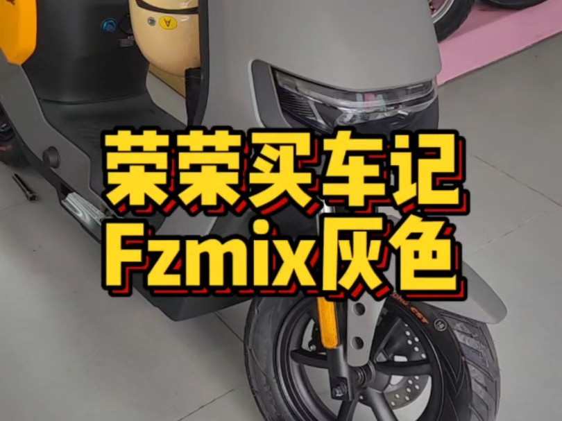 九号Fzmix灰色,安装碳晶电池质保三年,续航80公里,被女儿安利的,苏州买车找荣荣!#九号电动车#九号Fzmix#苏州九号哔哩哔哩bilibili