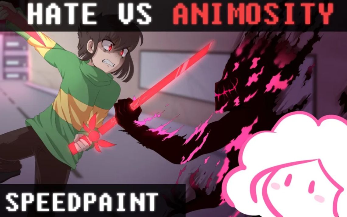 undertale插画差错传说hatevsanimositycamilacuevas