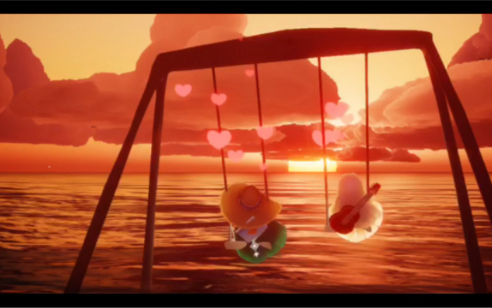 【光遇】之恋爱循环-超美夕阳大海.