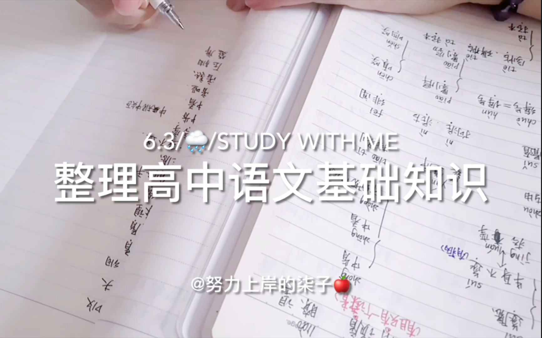 STUDY WITH ME//骄傲是胜利的敌人,努力是成功的朋友//今日分享//高中语文//SA//哔哩哔哩bilibili