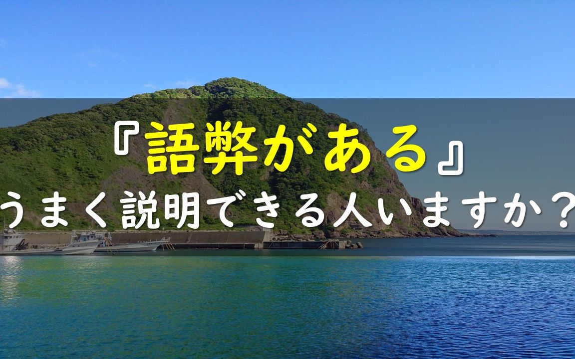 『语弊がある』うまく説明できる人いますか?(商务日语、日语邮件、商务日语会话、日语会话、日语学习、日语写作、日语一对一)哔哩哔哩bilibili