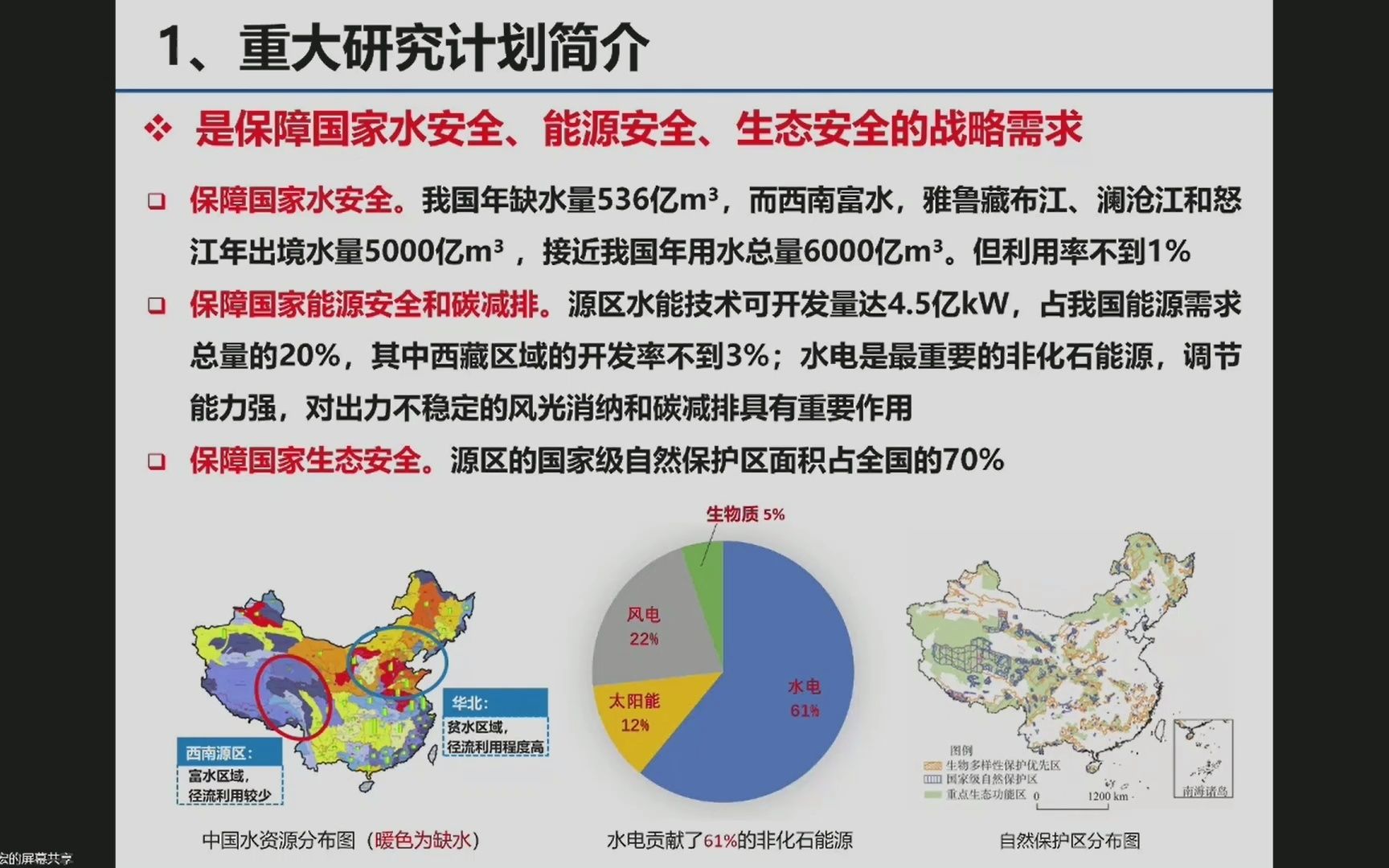 [图]中国水论坛-西南河流源区径流变化和适应性利用 胡春宏 院士