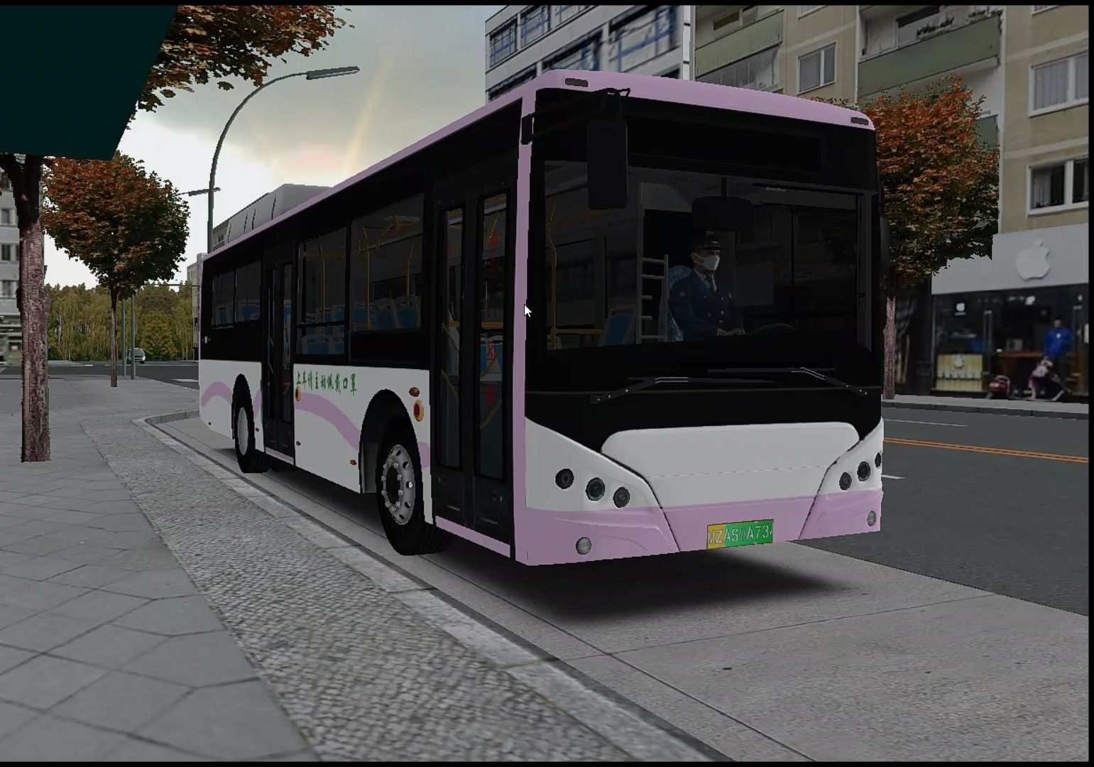 巴士模拟2:高考加油驾驶申龙slk6109纯电动行驶在金河市985路