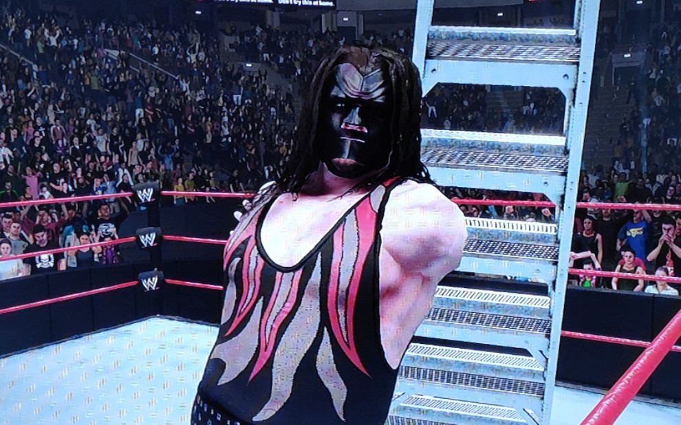 【wwe.】凯恩的单手锁喉抛摔