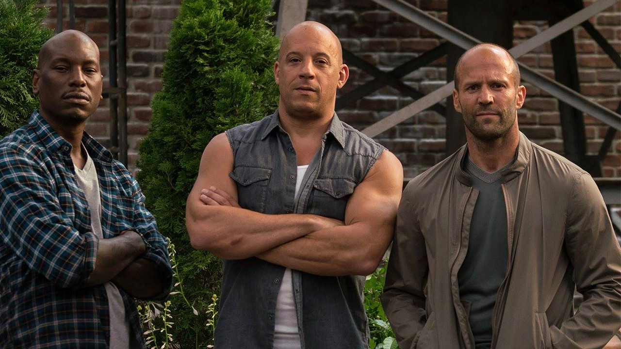 巨石强森遇上范迪塞尔,《速度与激情8》三个光头顶天立地!