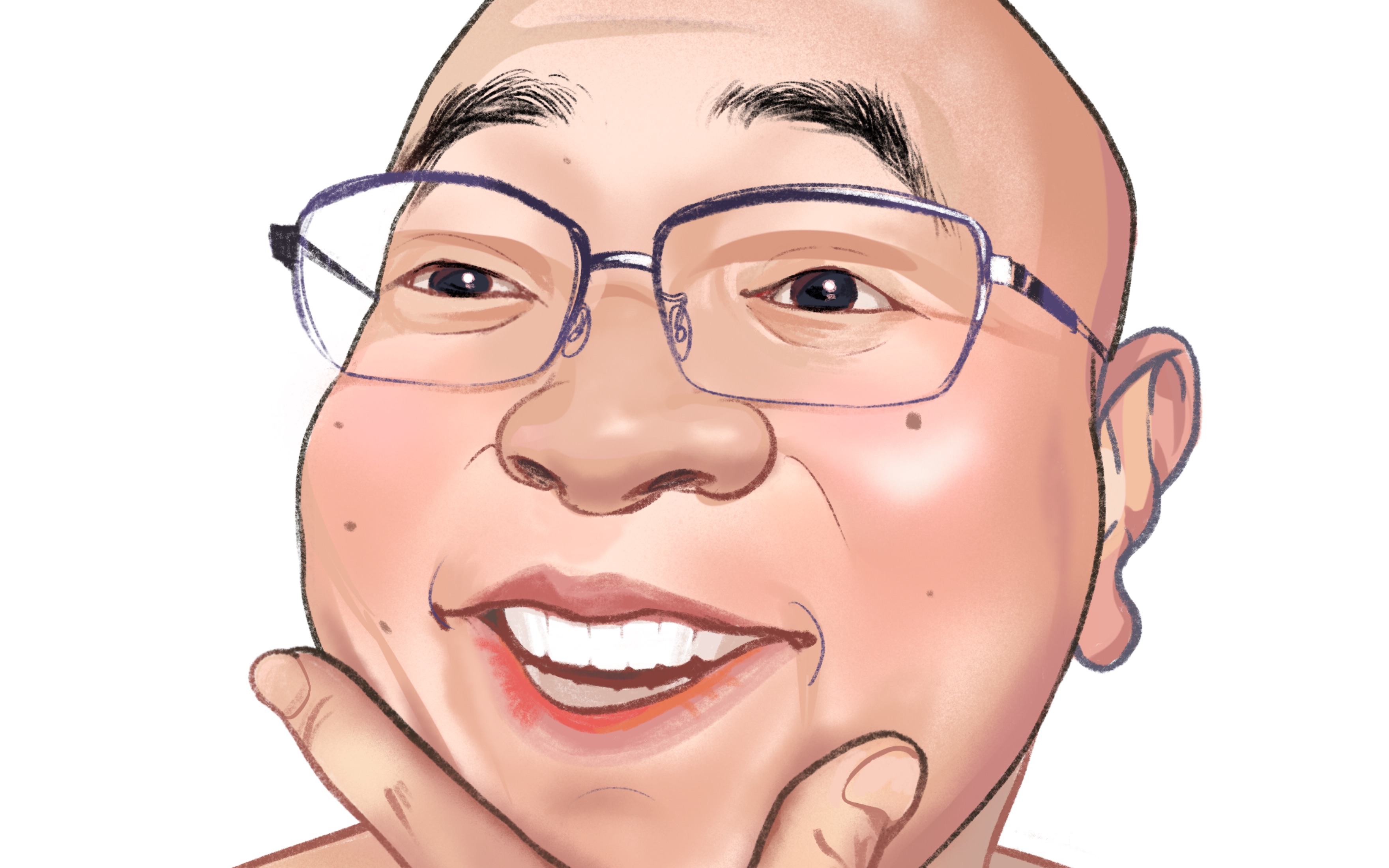 一颗来自朱帅臣博士的光头