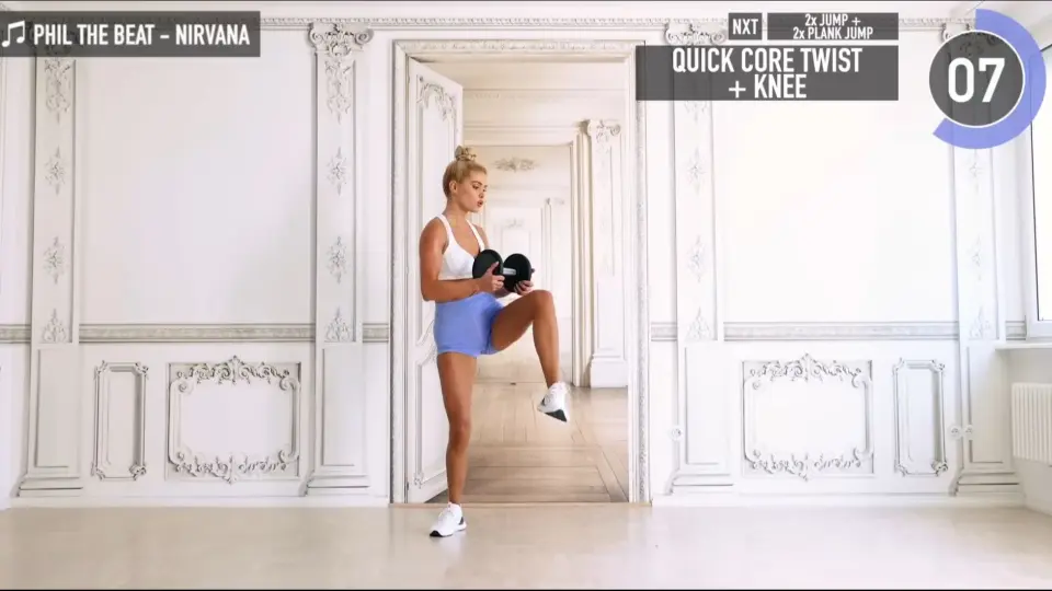 30 MIN STRONG TONED ARMS, with weights (dumbbells or water bottles)