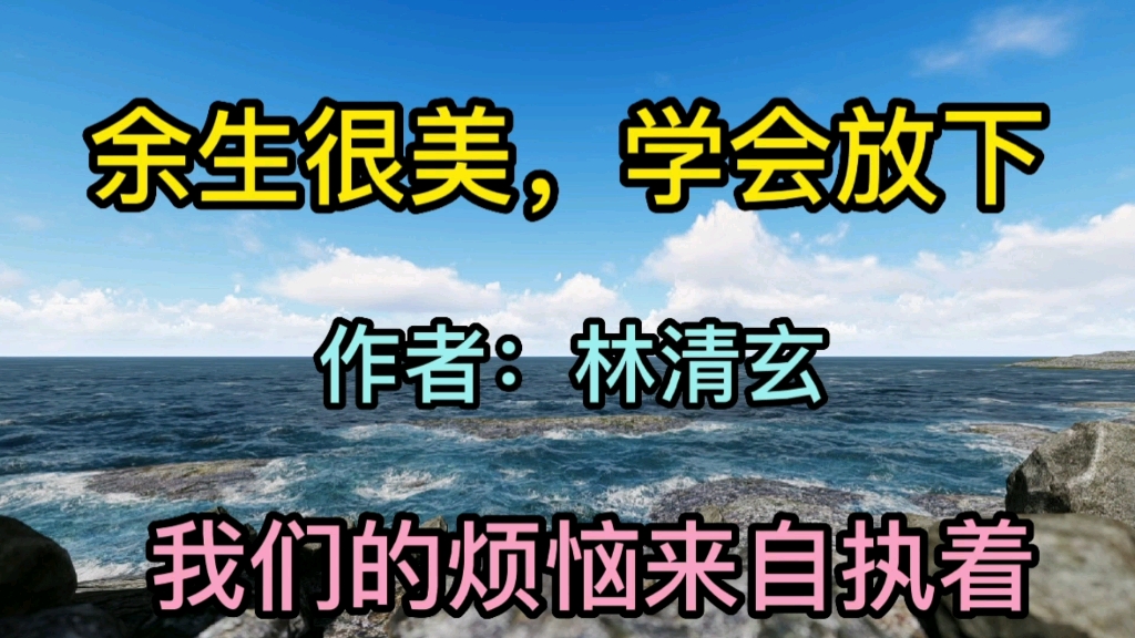 《余生很美,学会放下》林清玄经典散文欣赏哔哩哔哩bilibili