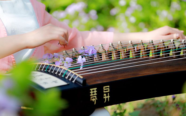 度一世桃花,缠三千情丝~东篱舍人古筝演奏《桃花渡》_哔哩哔哩_bili